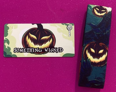 Zox Something Wicked Armband und Karte. Halloween/Rabe Thema