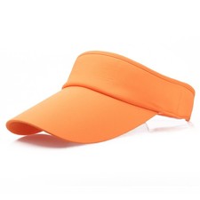 Visor Sun Cap Golf Tennis Beach Men Women Adjustable Sport Plain Solid Color Hat