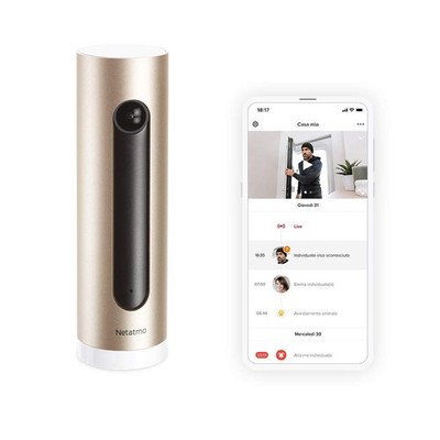 Netatmo Welcome NSC01-AMZ WLAN-Innenüberwachungskamera mit Full-HD-Auflösung