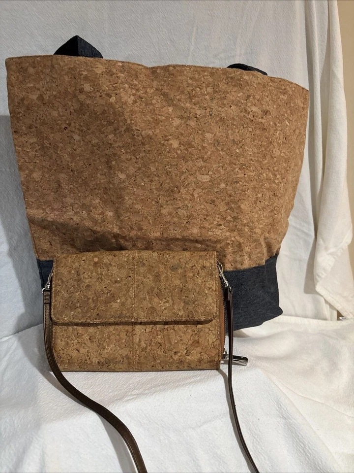 Jewell на тридцать один пробковый сумка через плечо застежки съемный ремень лот из 2 и сумка с короткими ручками - Изображение 2 из 4