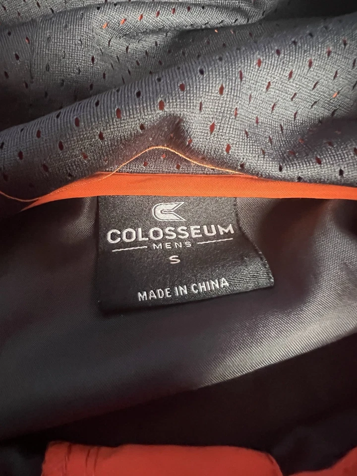 Oklahoma State Jacket Men’s Small Gray Orange Full Zip Colosseum - Image 4 of 4