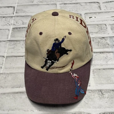 M & F Western Products Rodeo Embroidered Hat Cap w/ Adjustable Strapback Rare - Image 1 of 4