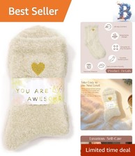 Microfiber Fuzzy Socks for Women - Plush Comfort, 5 or 6 Pairs Available