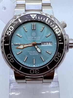 DEEP BLUE PRO SUN DIVER IV 1000 AUTO DIVE WATCH-TURQUOISE DIAL 