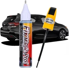 Black Touch Up Paint for Cars, Two-In-One Car Paint Scratch Repair Pen, Quick