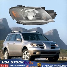 For Mitsubishi Outlander Lsxls 2003-2006 Halogen Right Headlight Passenger New For Mitsubishi Outlander Lsxls 2003-2006 Halogen Right Headlight Passenger New