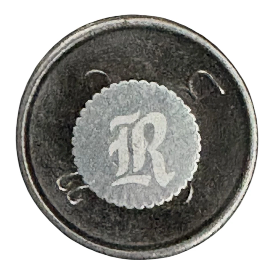 Rock Revival Replacement Fleur De Lis Button brushed Gray Screw On Never Used - Image 2 of 4