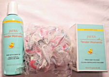 JAFRA Tender Moments Fresh Baby Cologne 3.3fl oz, Baby Bath  Body Oil  Puff