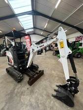 Preowned Bobcat E19 canopy 2021 1500 hours 3 buckets £9950 + vat new tracks