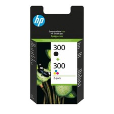 Image of Genuine HP 300 Multipack Black + Colour Ink Cartridges CN637EE for HP Printers
