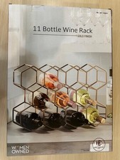 Metal wine rack 11 bottle