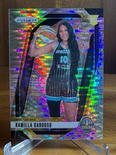 2024 Panini Prizm WNBA - Silver Pulsar Kamilla Cardoso (RC) /499 CENTERED - SKY