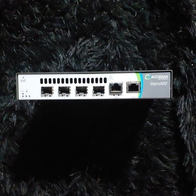 Accedian MetroNID GT-S-AC 1Gbps Fully Managed Layer 2 Switch 4x SFP 2x RJ-45