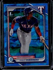 2024 Bowman Chrome Sapphire Pablo Guerrero 1st Prospect #BCP-212 Rangers