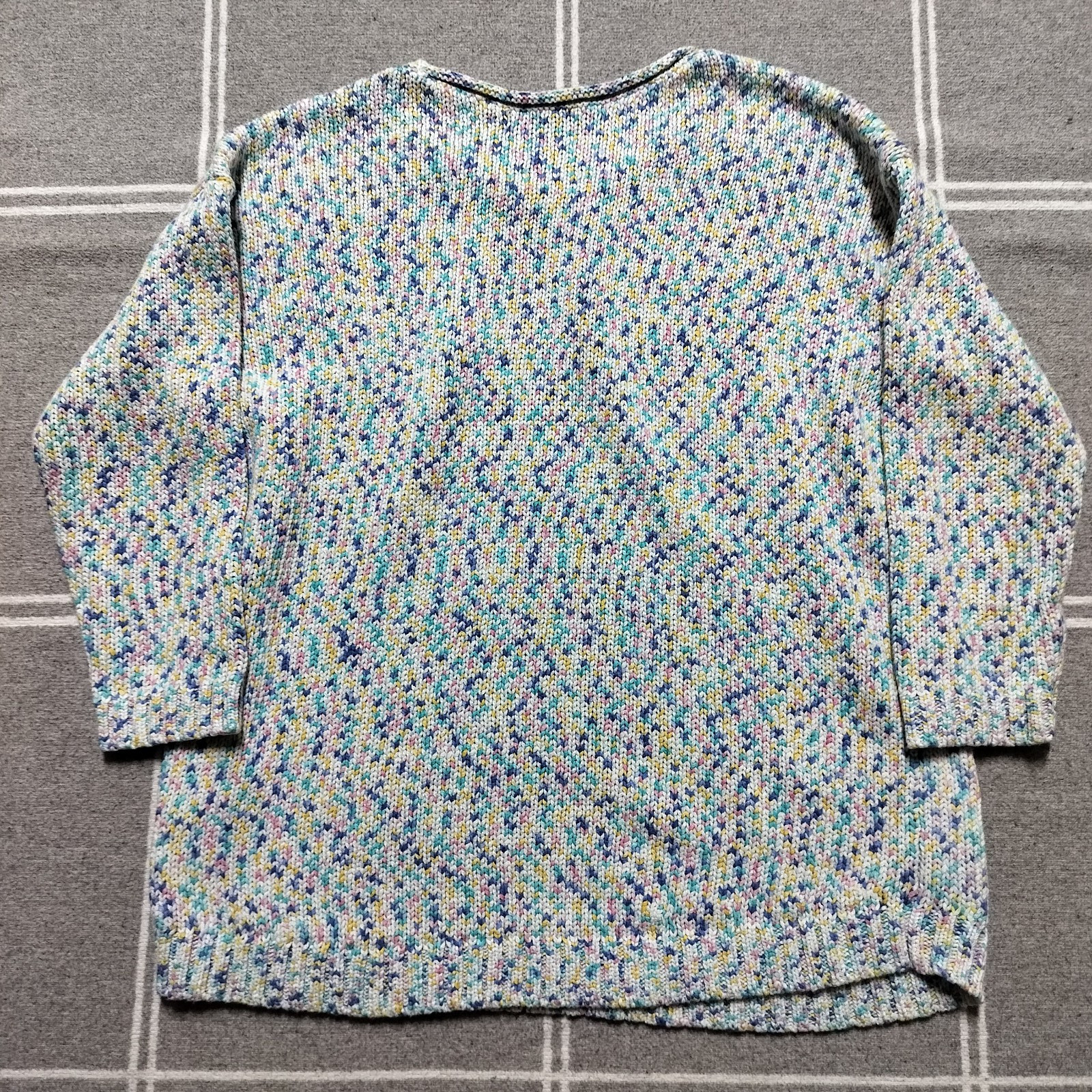 Talbots Medium Multicolored Sprinkle Patterned Kn… - image 3