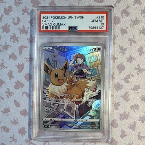 Pokémon Eevee S8b Vmax Climax 210/184 Holo Character Rare PSA 10 Japanese