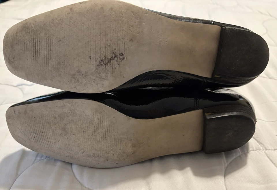 Botines Michael Kors para mujer de charol sin cordones talla 7,5 Foto 4 de 4