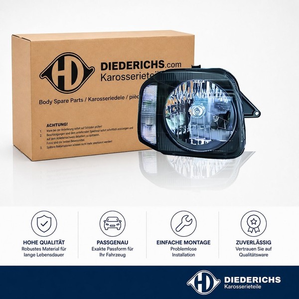 Hauptscheinwerfer Rechts Diederichs 6425880 FÜR Suzuki Frontscheinwerfer-image
