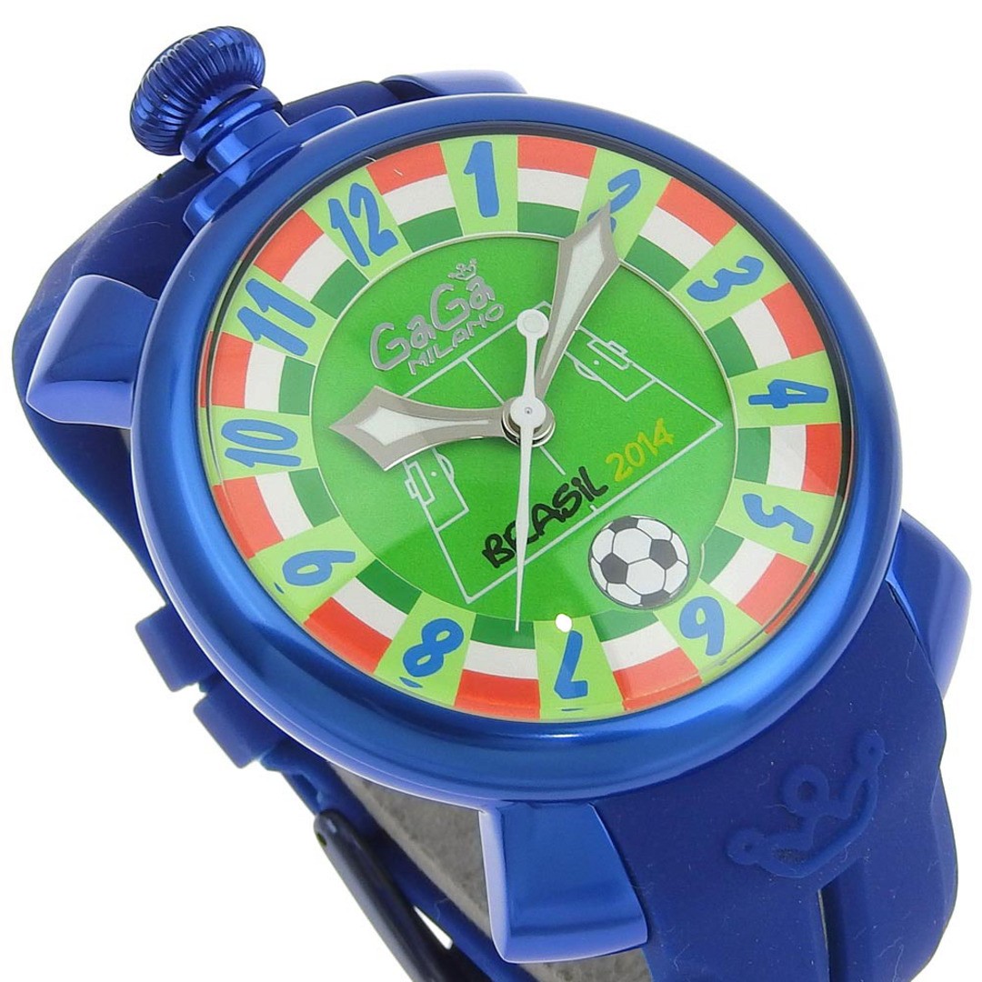 GaGa Milano Manuale 48 Brazil World Cup 2014 Limited Mens Watch Pre-owned From J image 3
