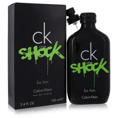 CK One Shock by Calvin Klein Eau De Toilette EDT Spray 100 ml für Herren Brandneu
