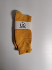 b studio -women's socks - yellow- Cashmere Blend - Made in USA  N1 