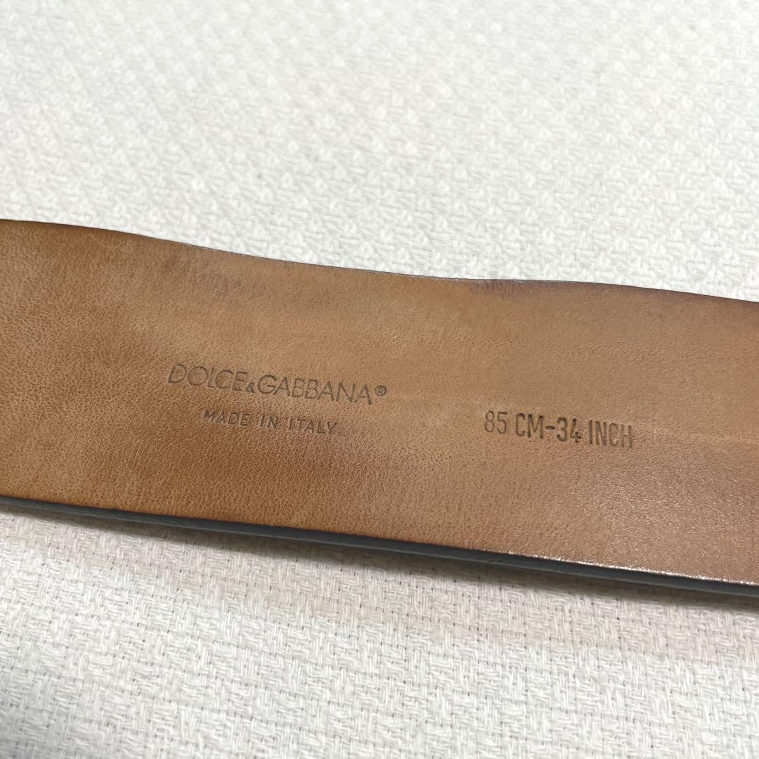 Dolce & Gabbana ベルト 85 cm Dolce&Gabbana Men D&G Leather Belt Size 85 Almost unused