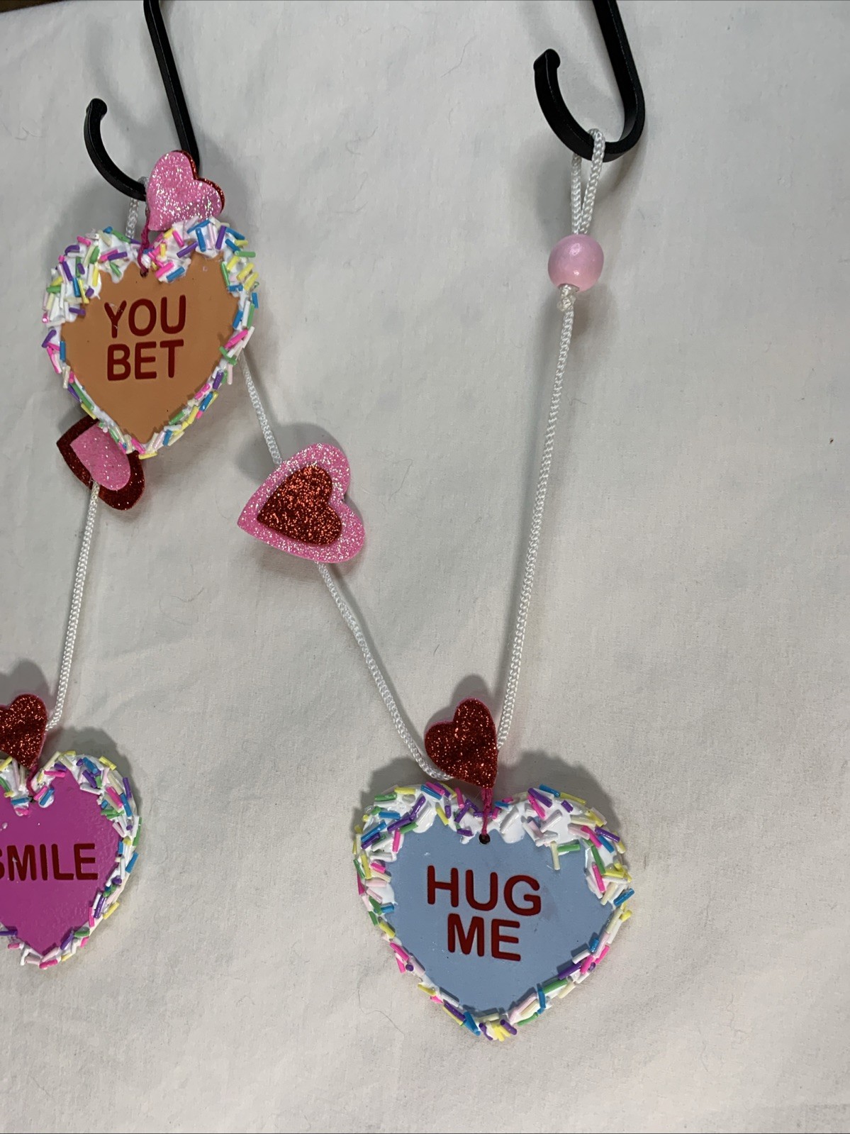 Candy Land Sweet Treats Iced ￼ ￼Conversation Heart Garland 70” Valentine’s Day ￼ thumbnail 7