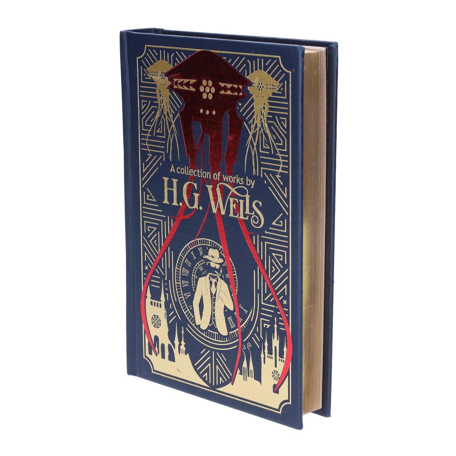 H.G. Wells: A Collection Of Works (Leather-bound) NEW - Image 2