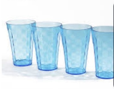 Tupperware Ice Prism Tumblers Set Of 4