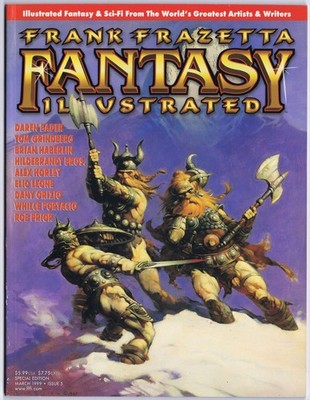 FRANK FRAZETTA FANTASY ILLUSTRATED # 5 US Mag 1999 Alex Horley Bris Hildebrandt