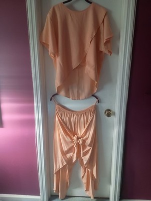 A Peachy Boutique ''one of a kind'' Egypt Style Ankle Wrapped Pant Ensemble.