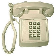 Cortelco 250009vba20m Standard Phone - Ivory - 1 X Phone Line 2500-v-iv 