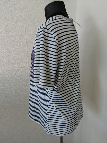 Gerry Weber Damen T-Shirt Größe 46 weiß schwarz gestreift - Bild 3 von 4