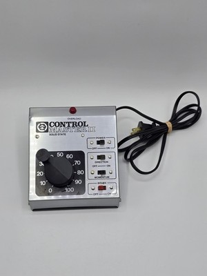 MRC CONTROL MASTER II SOLID STATE MODEL RAILROAD TRAIN CONTROLLER Transformer 