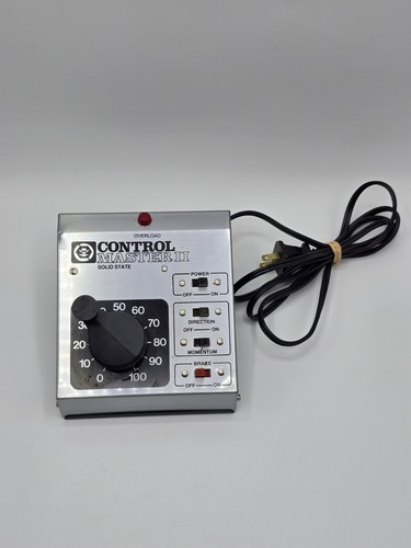 MRC CONTROL MASTER II SOLID STATE MODEL RAILROAD TRAIN CONTROLLER Transformer