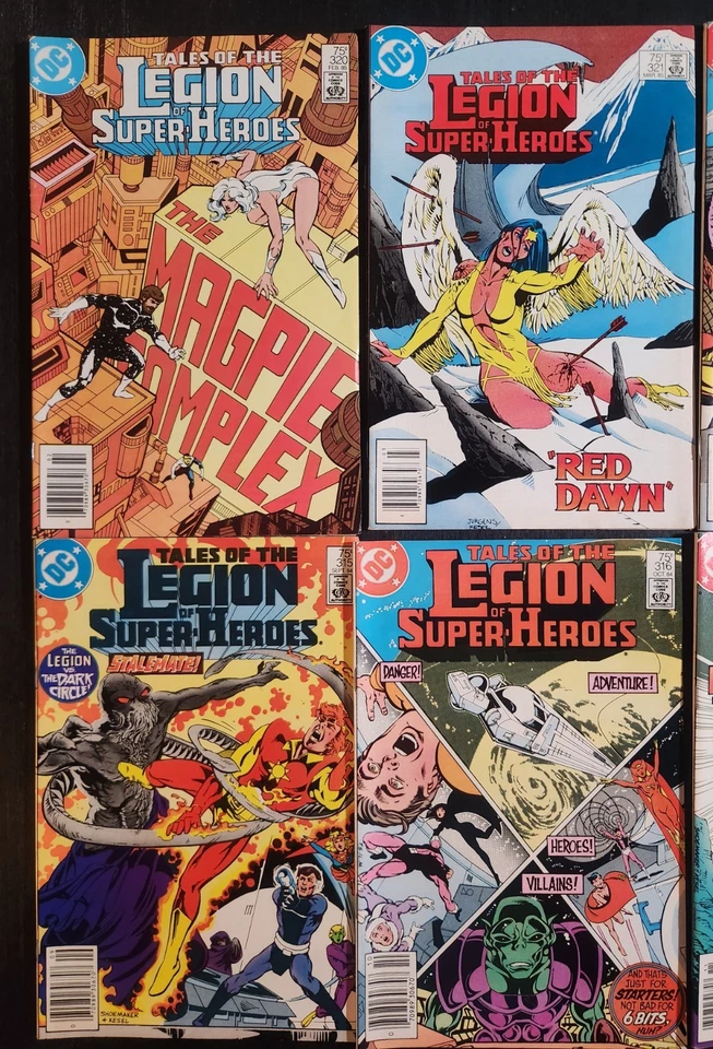 LEGION OF SUPER HEROES DC COMICS 1984 LOT/RUN OF 10 COMPLETE (315-324) F/VF - Image 2 of 4
