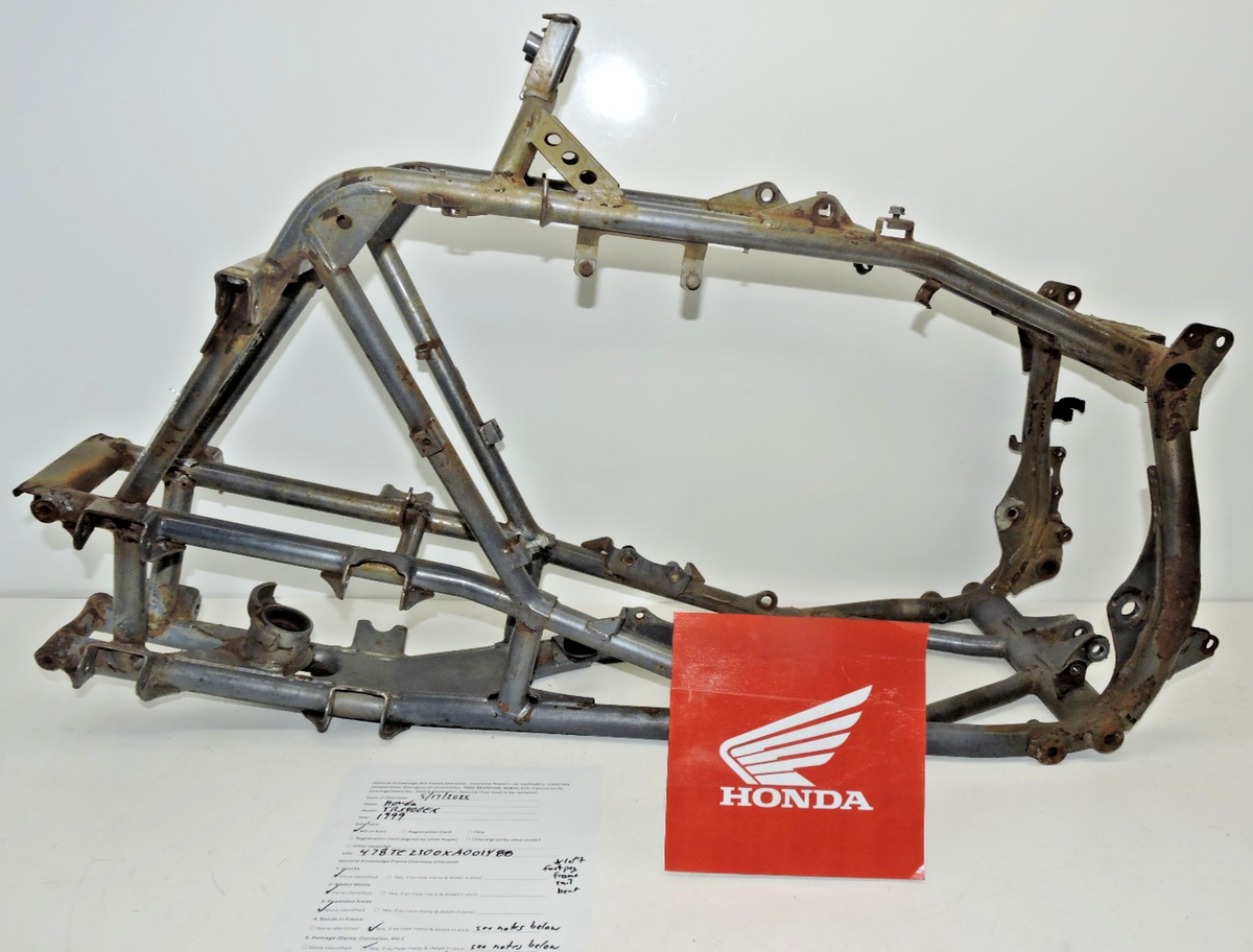 自転車本体 second hand factory 1999 HONDA TRX400EX TRX 400EX OEM FRAME CHASSIS BODY NO PAPERWORK