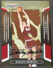 Bailey Howell 2008 Donruss Sports Legends Mirror Red Autograph #55 (567/664) MSU