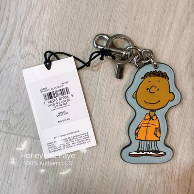 NWT Coach x Peanuts Bag Charm Keychain Snoopy/Charlie/Lucy/Patty