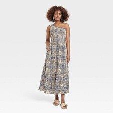 Knox Rose NWT Womens Off Shoulder Maxi Dress Sz 2XL XXL Boho Beachy Tiered