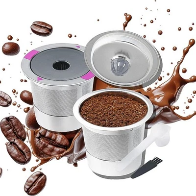 Reusable K Cup Pods - Stainless Steel Coffee Filter for Keurig 1.0 2.0