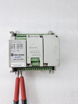 GEBRAUCHTES FUNKTIONIERENDES ALLEN BRADLEY 2080-LC20-20QBB MICRO820 MIT 2080-...