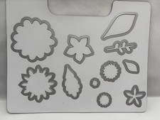 Sizzix Stampin up Big Shot Flower Flair 133731 11 Pieces Framelits Dies