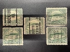5-Used US Stamp Collection. 25c Niagara Falls Precancel #568 & #699. No Dupes.