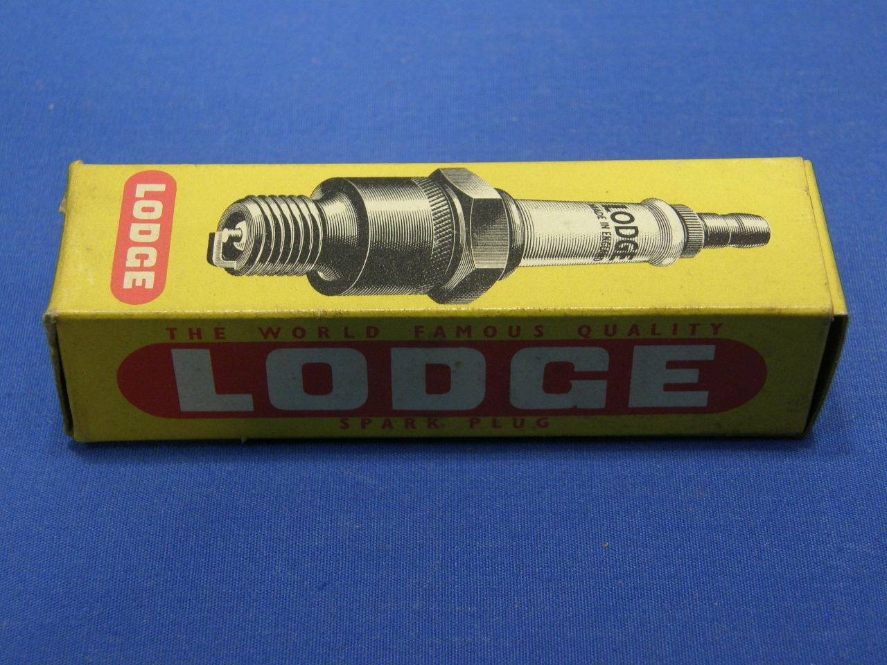 NOS LODGE C-SN14 Spark Plug, Vintage 60s Triumph, BSA, MG, NOS  SP9
