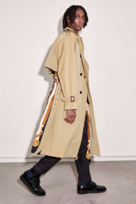 【極美品】TOGA ARCHIVES x H＆M　トレンチコート　M Toga Archives X H&M HM Patterned Scarf Trench Coat Unisex S L
