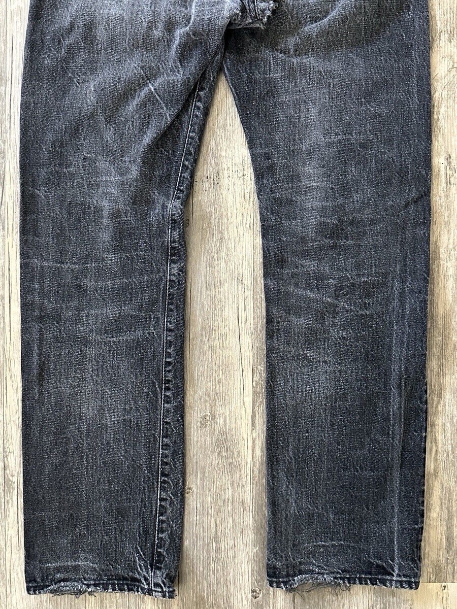 RRL Double RL Slim Narrow Japan Selvedge Denim Jeans Black RRL Double RL Slim Narrow Japan Selvedge Denim Jeans Black