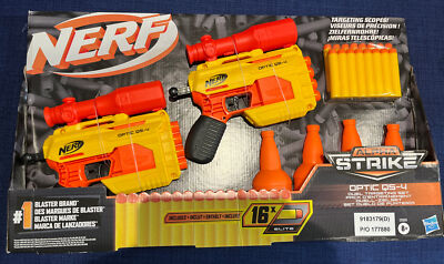 Nerf Alpha Strike Optic QS-4 Duel Targeting Set (gelb) - brandneu und versiegelt