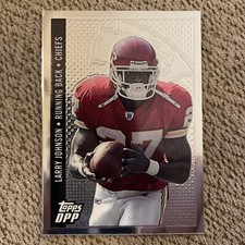 2006 Topps Draft Picks & Prospects Larry Johnson Chrome #26 KC Chiefs #26