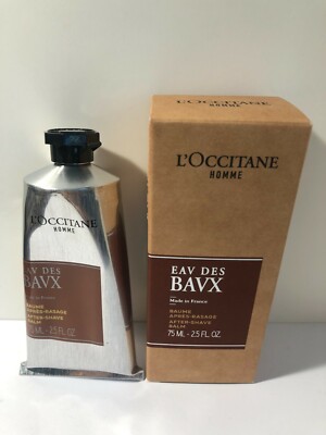L'OCCITANE  HOMME EAV DES BAVX AFTER-SHAVE BALM 2.5OZ NIB